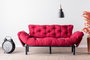 Atelier Del Sofa Nitta Triple - Maroon